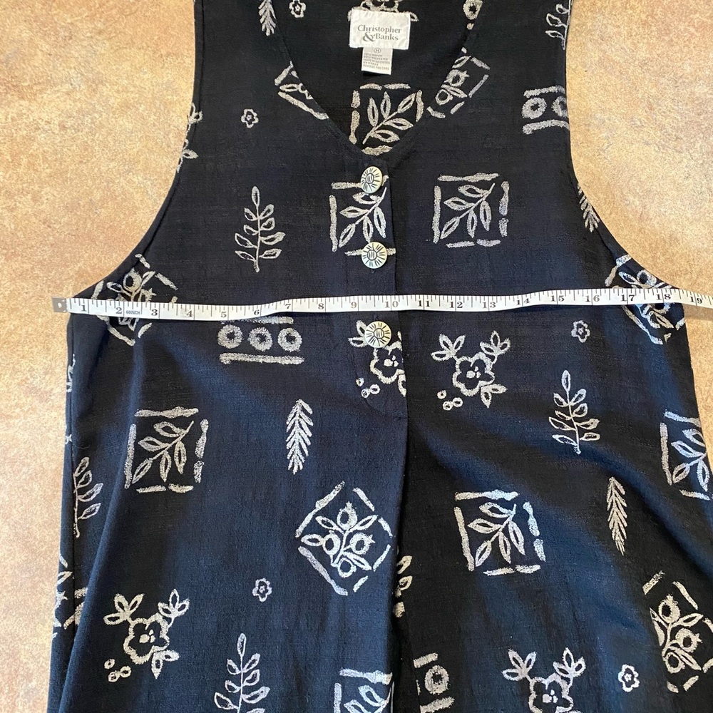Christopher & Banks Black Sleeveless Halter Maxi Dress Women's Size M - Picture 6 of 6